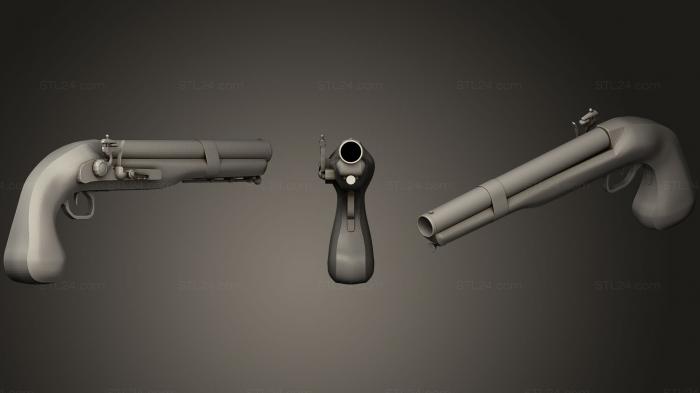 Оружие (Оружие 0415, WPN_0090) 3D модель для ЧПУ станка